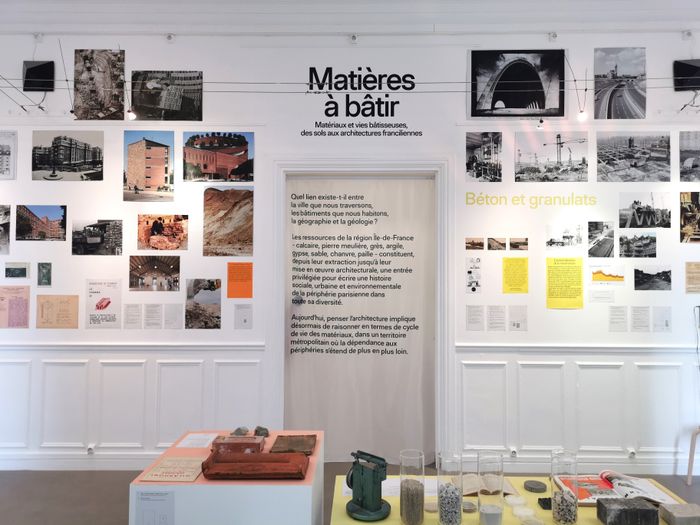 Visite guidée de l'exposition "Matières à bâtir"