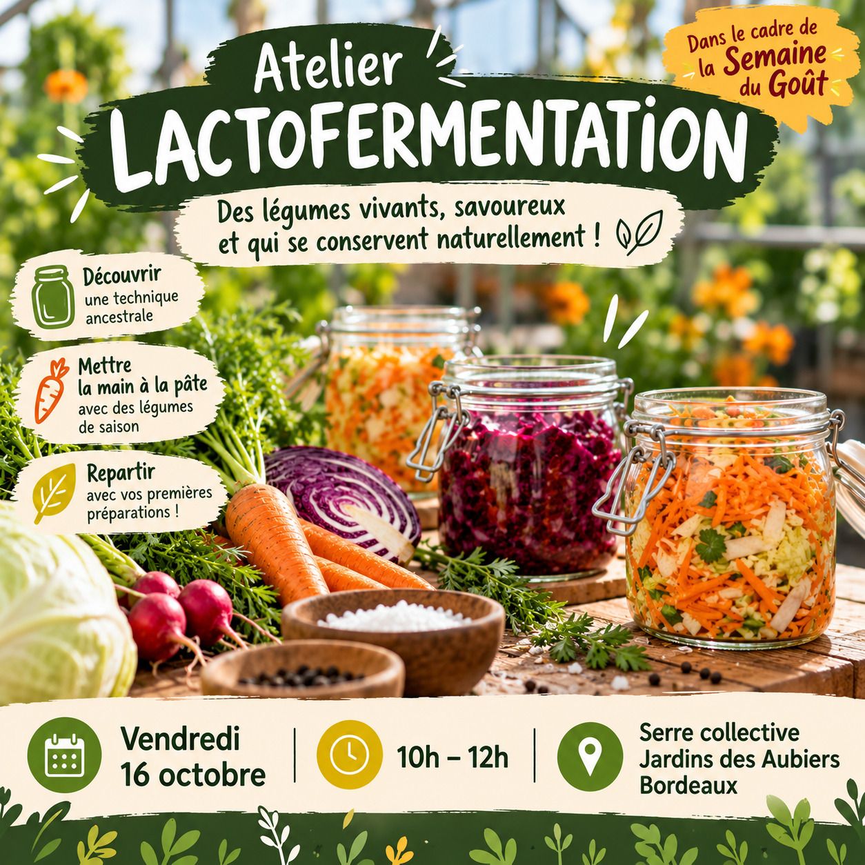 Atelier lactofermentation