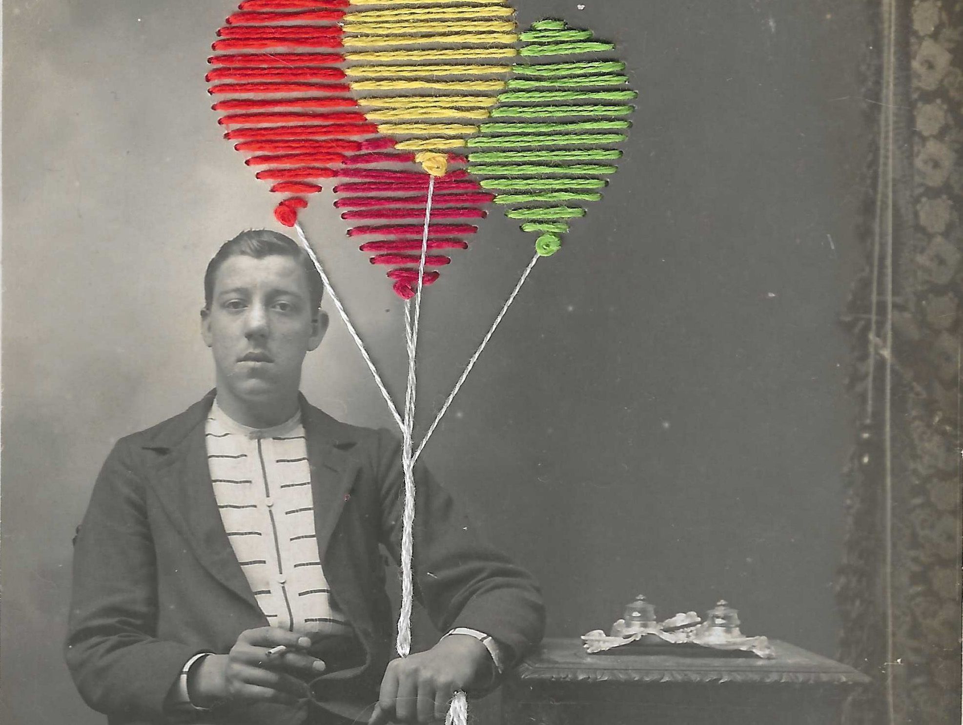 Atelier broderie sur photos « Au fil des archives »