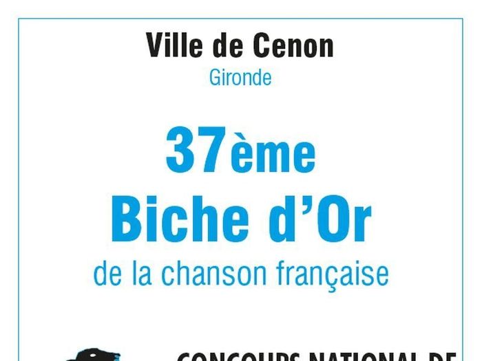 Finale Biche d'Or : concours national de la chanson française