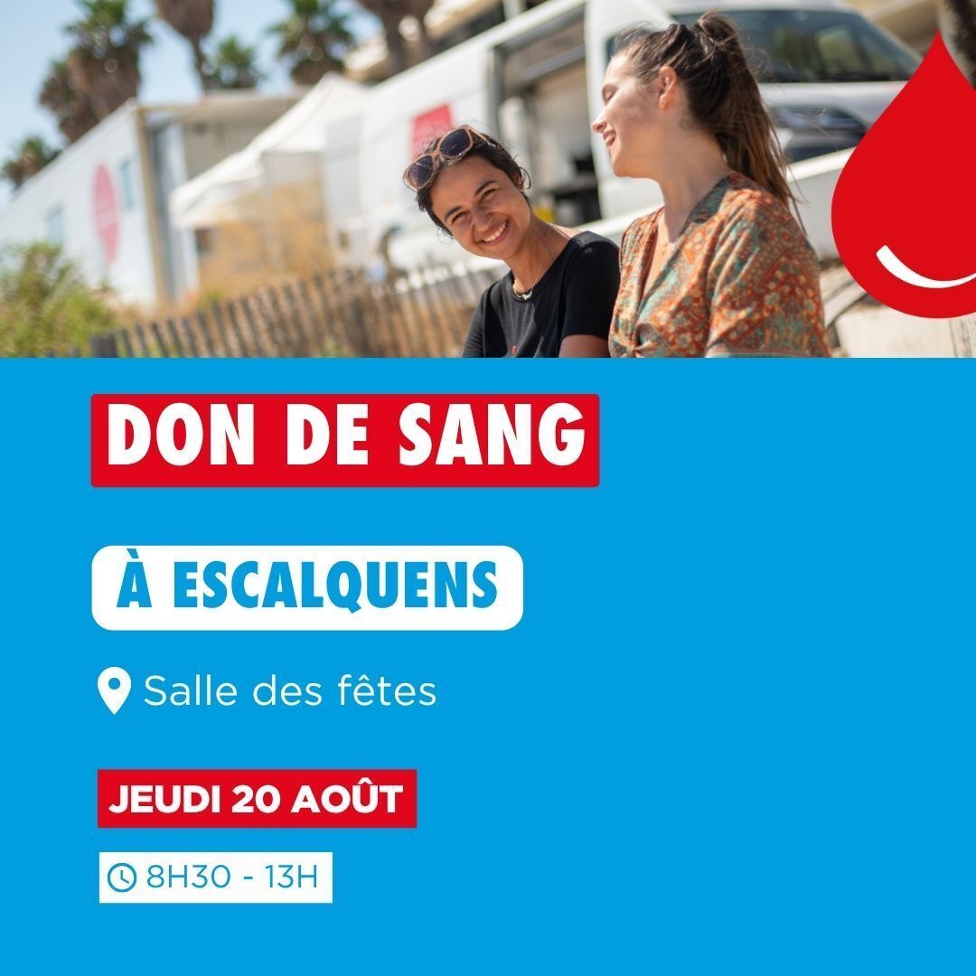 🩸 Collecte de sang : 20 Août 2026