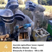 Stage apiculteur - Miellerie de l'Abeïau à Cruzy