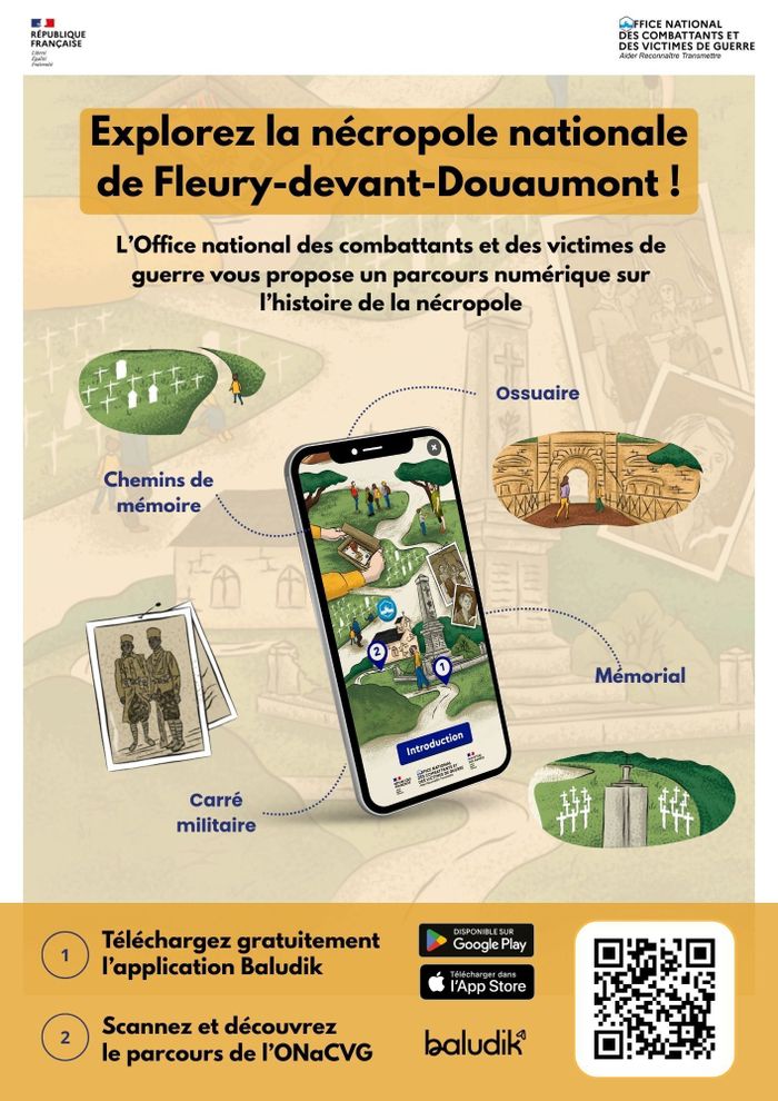 Parcours Baludik : À la découverte de la nécropole nationale de Fleury-devant-Douaumont