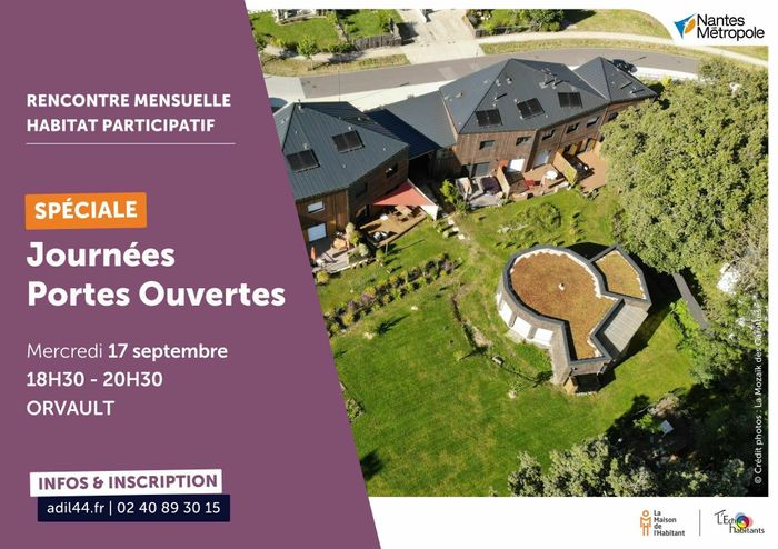 Rencontre mensuelle habitat participatif : Spéciale Journées Portes Ouvertes