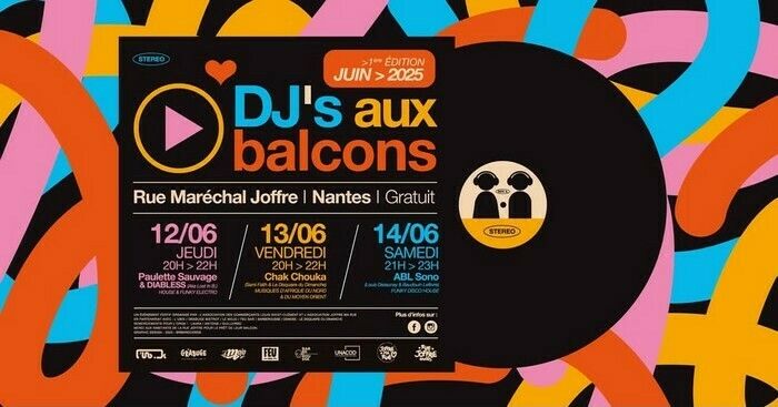 Dj’s aux balcons – Rue du Maréchal Joffre