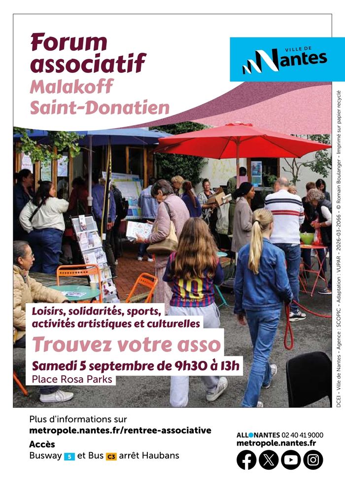 Forum des associations du quartier Malakoff–Saint-Donatien