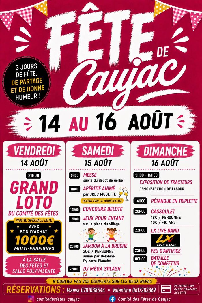 Fête locale de Caujac