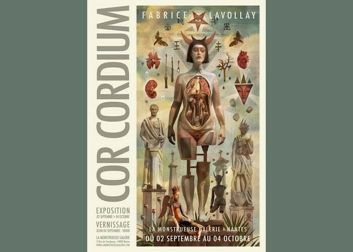 Cor Cordium - Exposition de Fabrice Lavollay