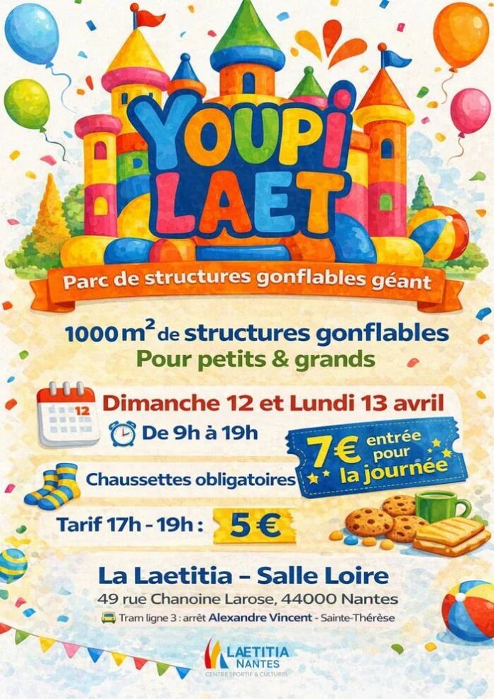 Youpi Laet, parc géant de structures gonflables