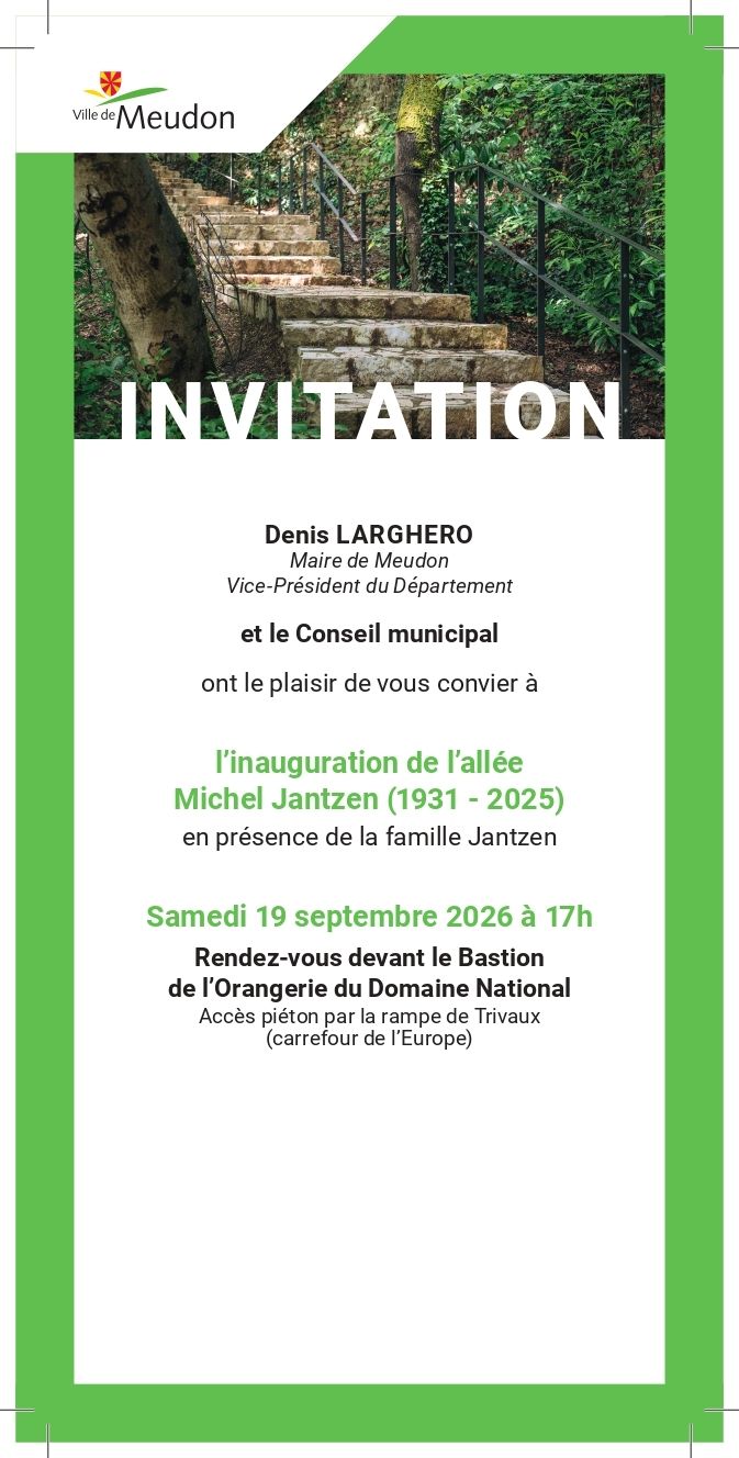 Rendez-vous à 17h devant le Bastion de l'Orangerie du Domaine National