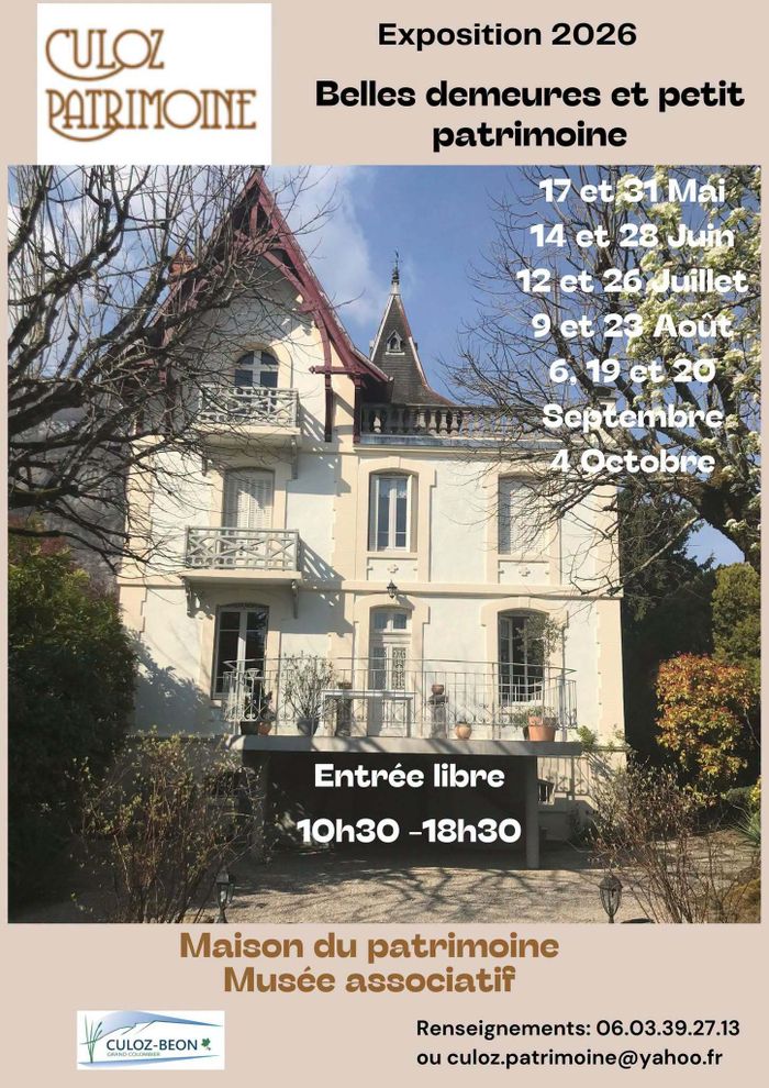 EXPO : Belles demeures et petit patrimoine