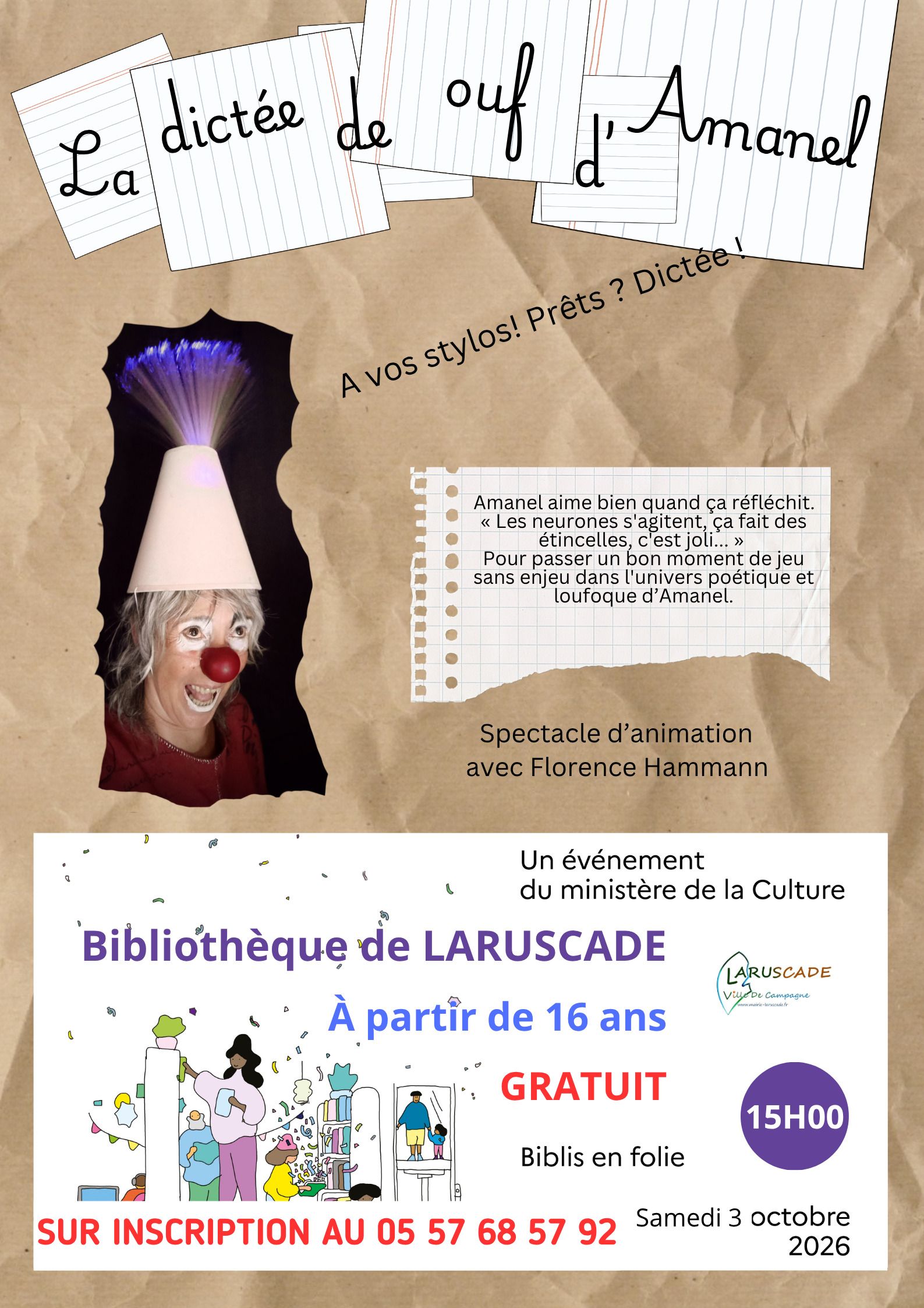 La dictée de ouf d'Amanel