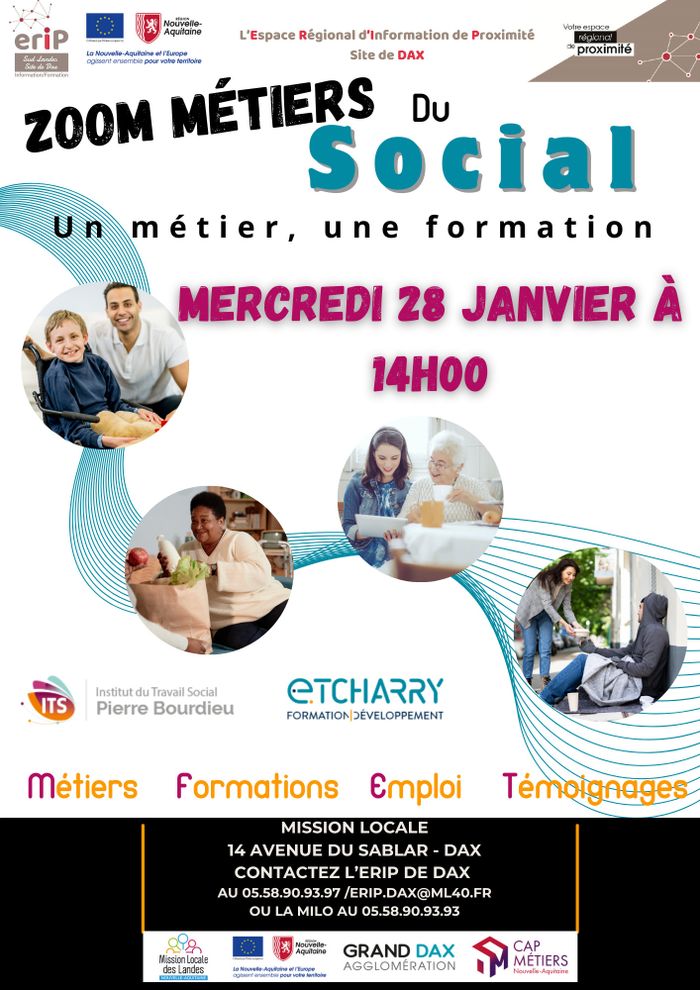 Temps dédié à la découverte des métiers du social