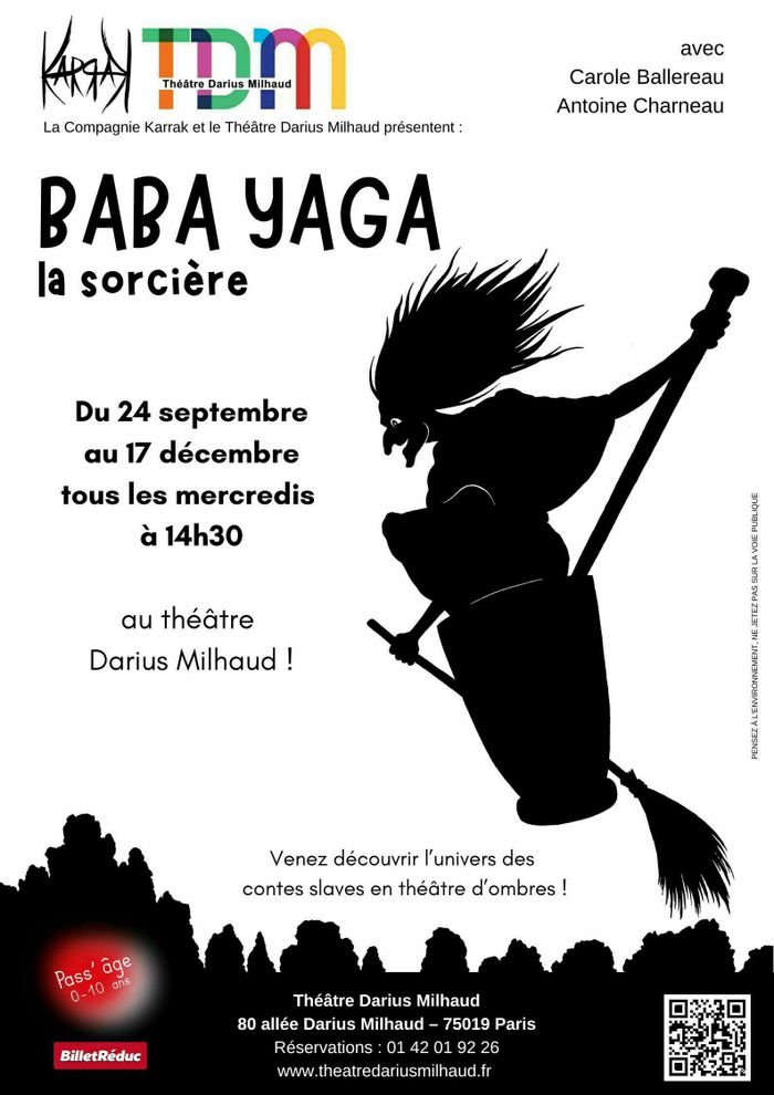 Baba Yaga la sorcière - spectacle en théâtre d'ombres