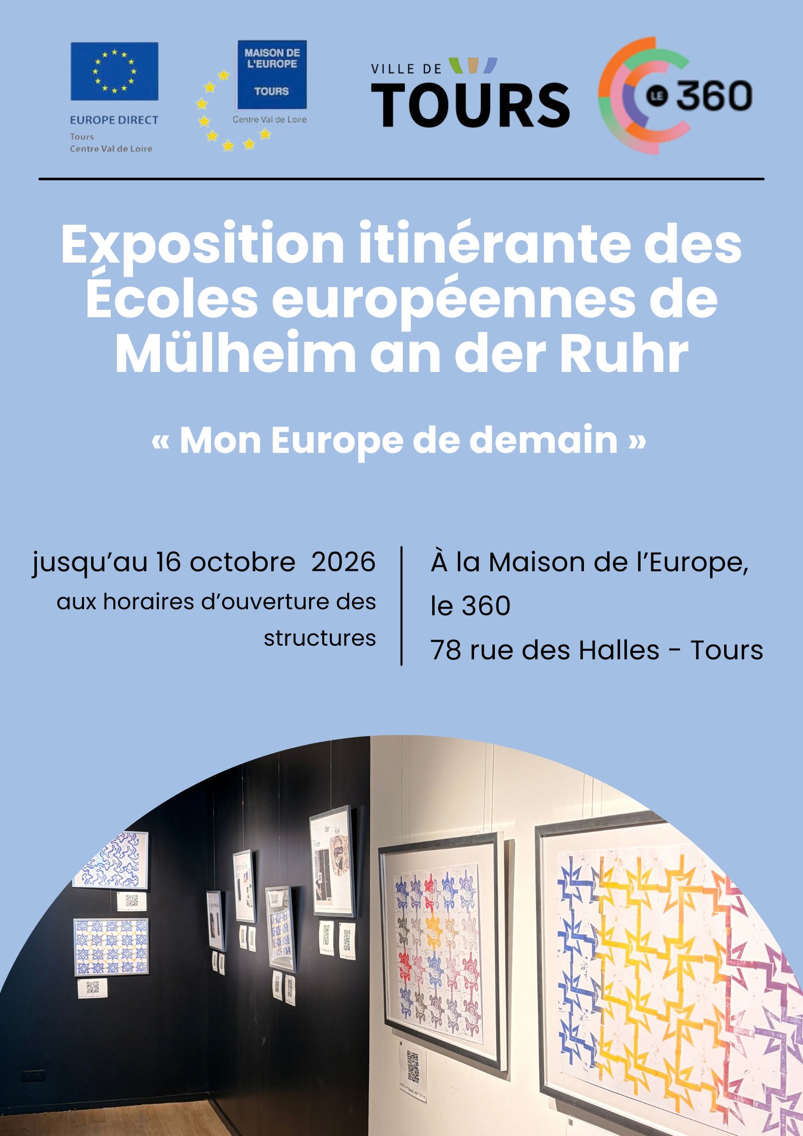 "Mon Europe de demain" – Exposition itinérante des Écoles européennes de Mühlheim an der Ruhr