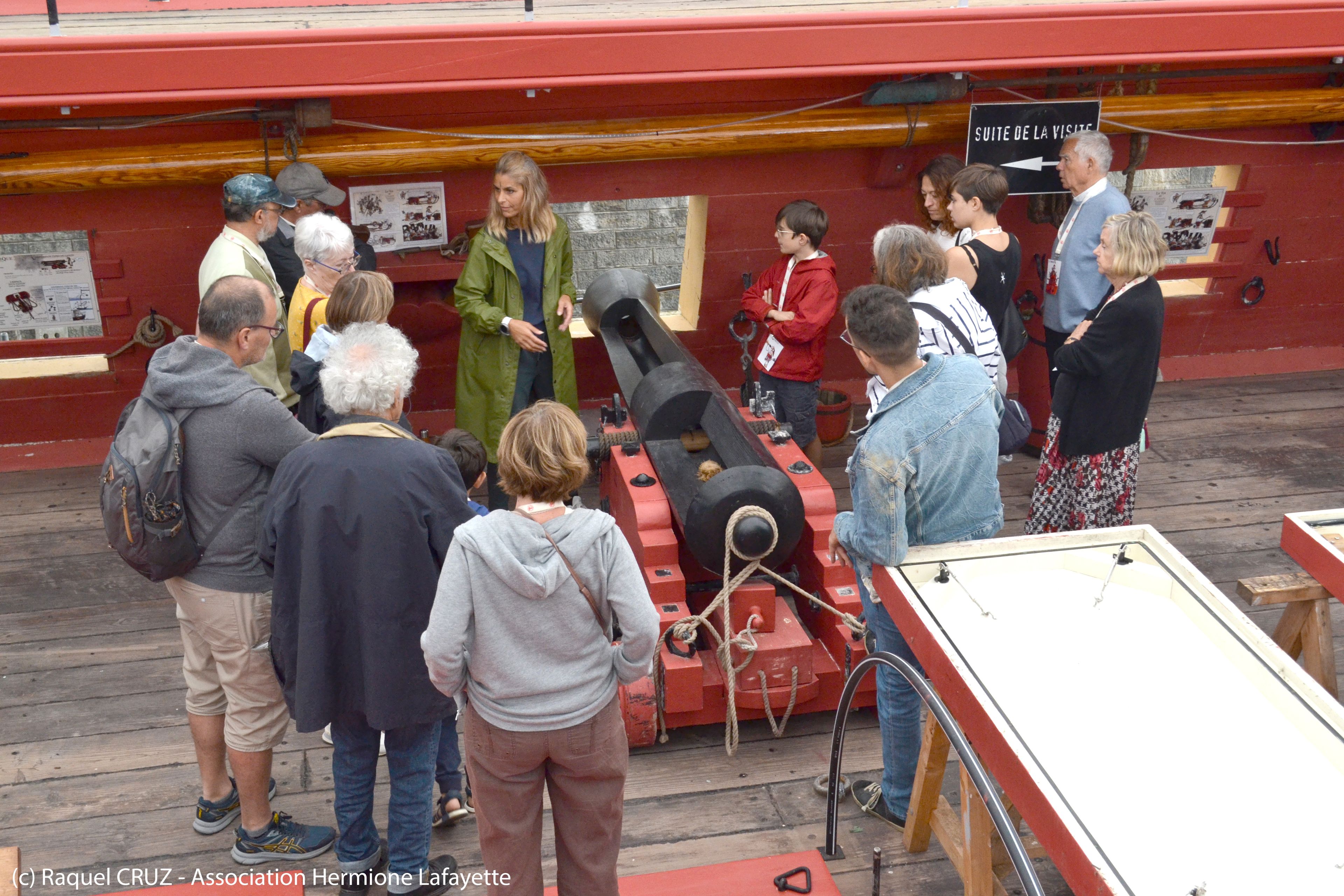 Animations et ateliers à bord de l'Hermione
