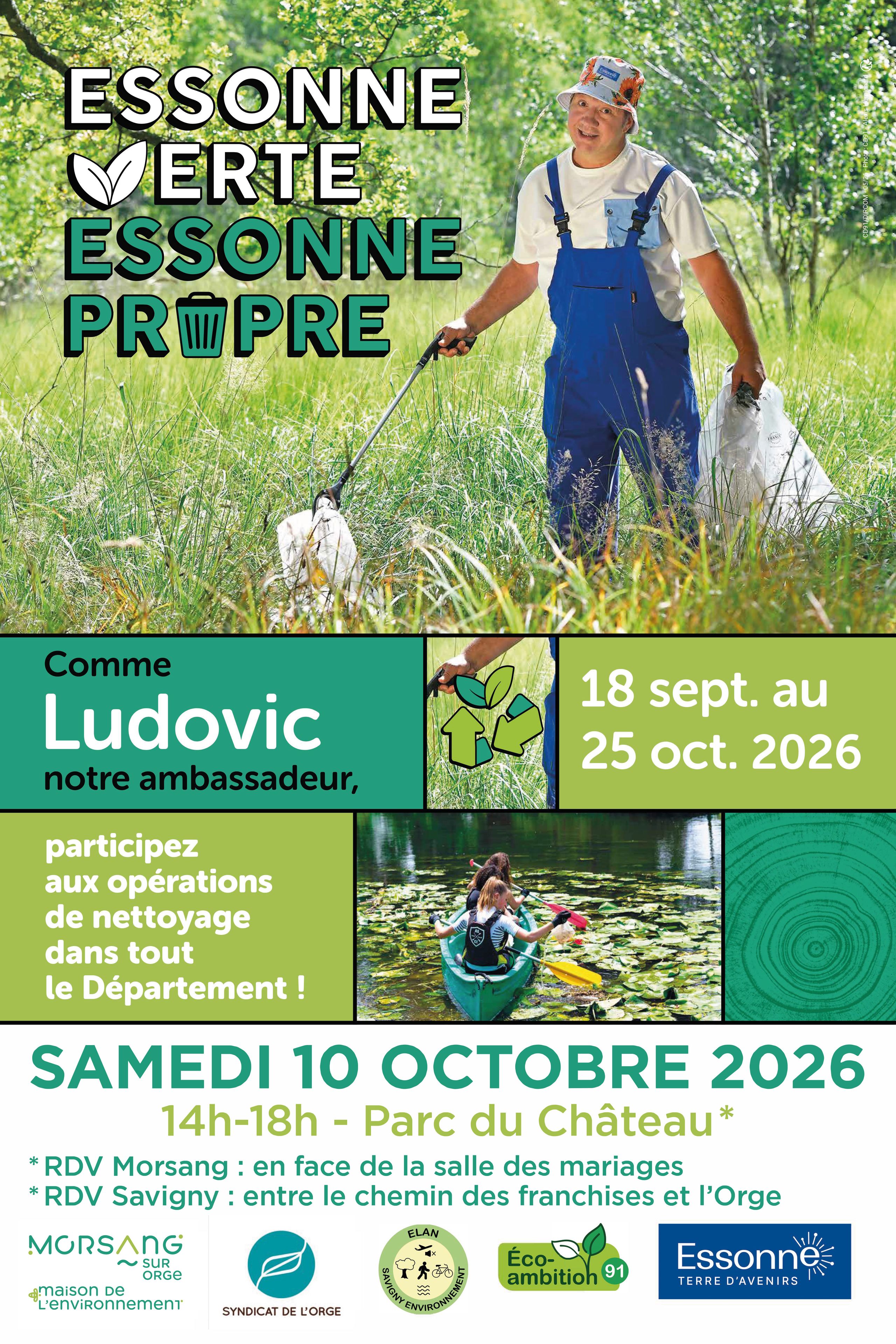 « Nettoyons la nature ! ramassage de déchets au Parc du Château"
