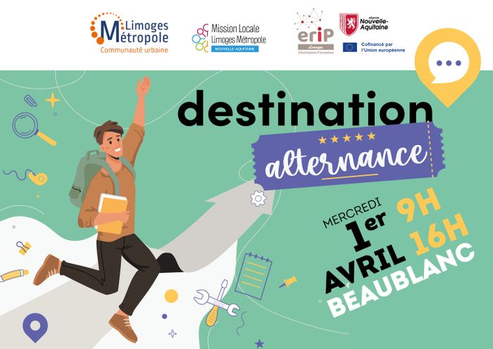 Destination Alternance, c’est le rendez-vous annuel pour trouver sa formation en alternance ou son futur employeur. Multi-secteurs, tout public en recherche d’alternance, gratuit !