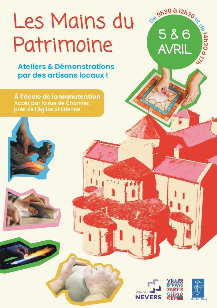 Les Mains du Patrimoine - Week-end d'ateliers et démonstrations avec l'association l'Outil en Main