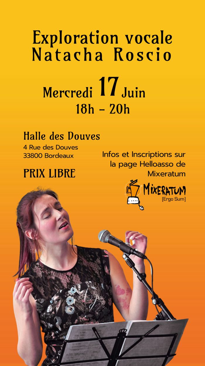 Atelier d'exploration vocale - Mercredi 17 juin