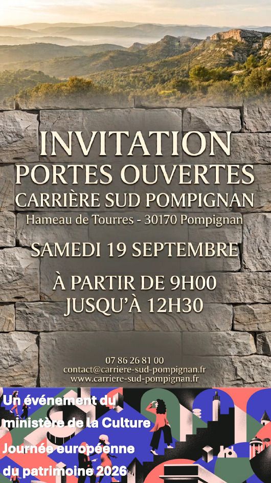 Visite guidée de la carrière sud Pompignan