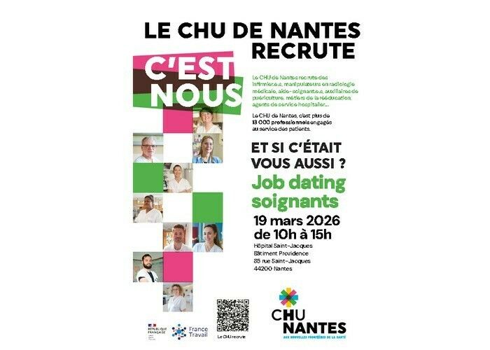 Job dating Métiers du soin au CHU de Nantes