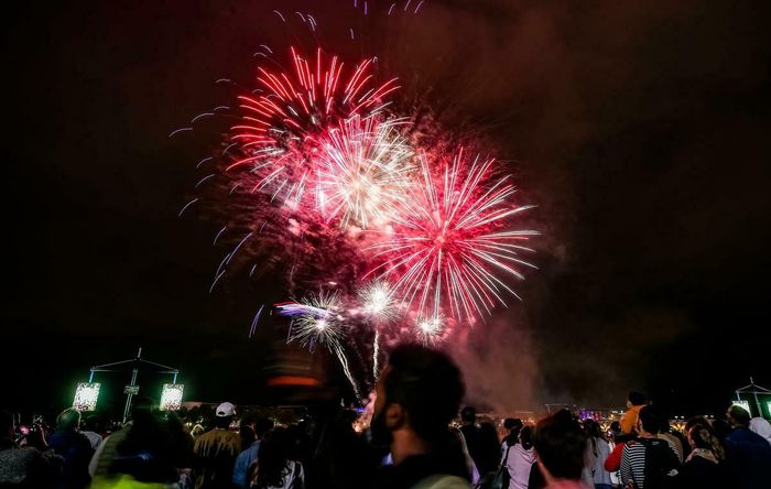 Le feu d'artifice à Bouliac !