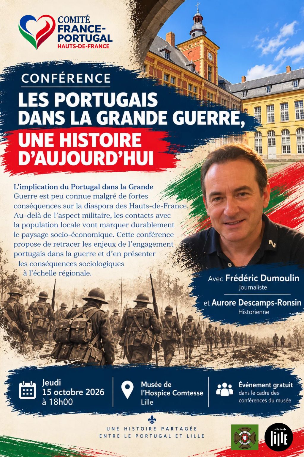 Conférence « Les Portugais dans la Grande Guerre, une histoire d'aujourd'hui »