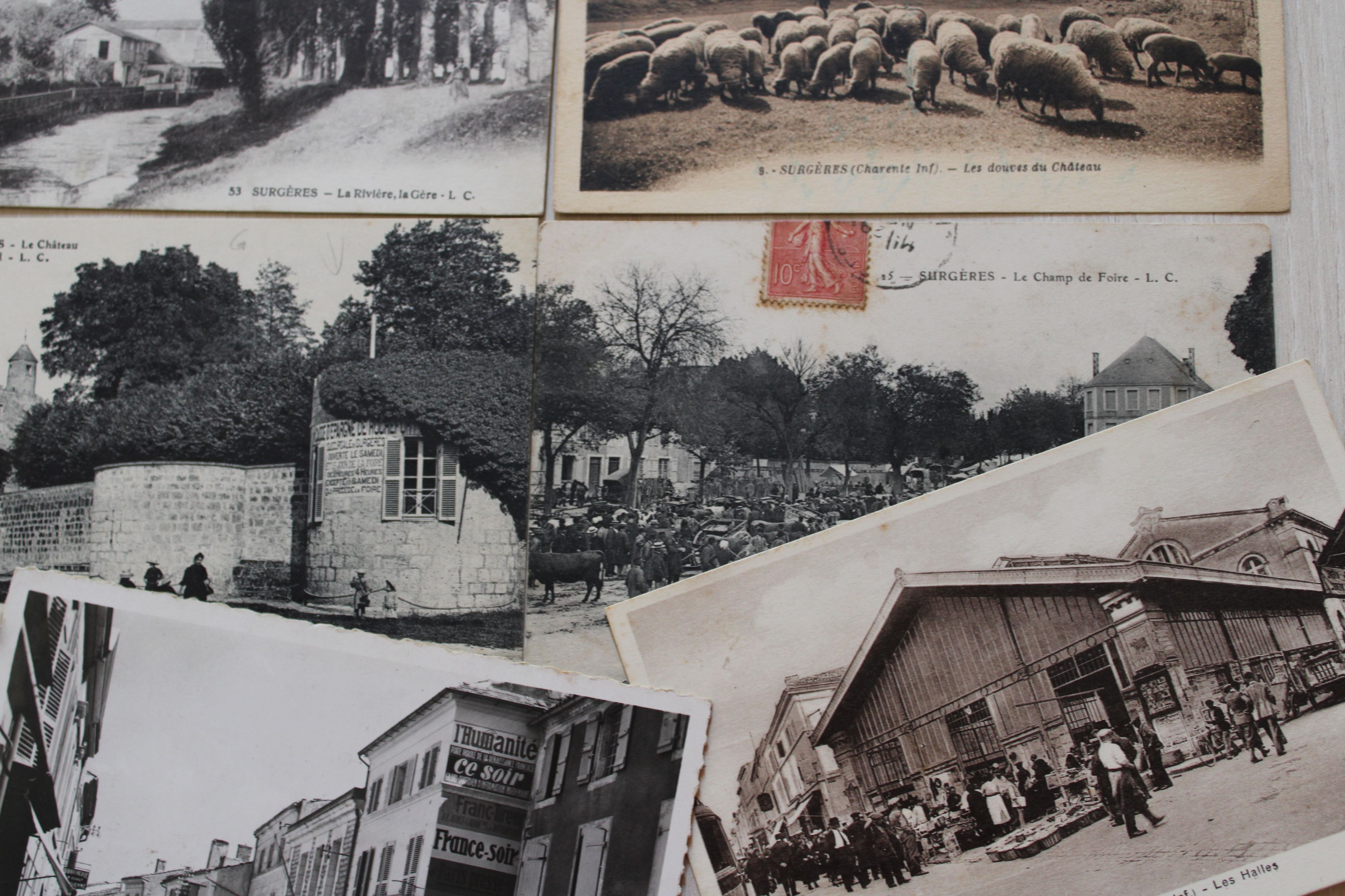 Exposition de cartes postales anciennes à la Micro-Folie