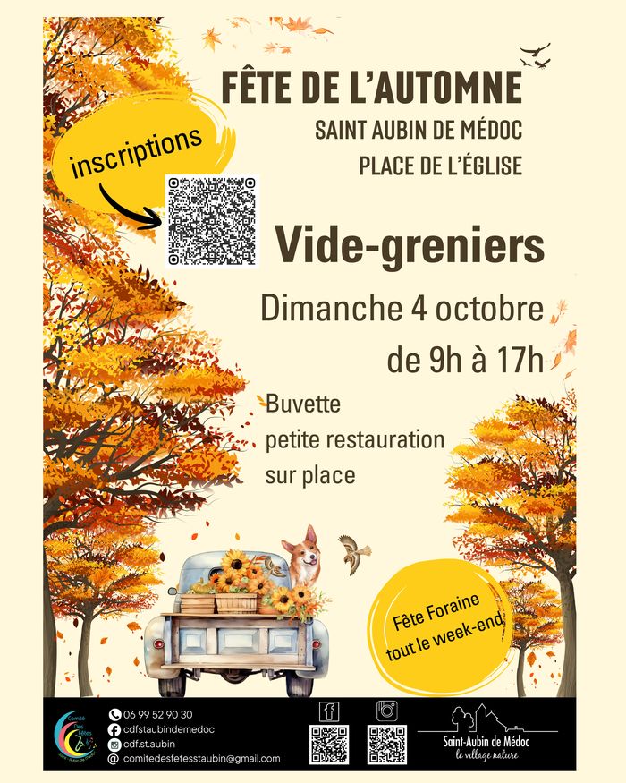 🍂 La Fête de l’Automne s’installe à Saint-Aubin de Médoc ! 🍁