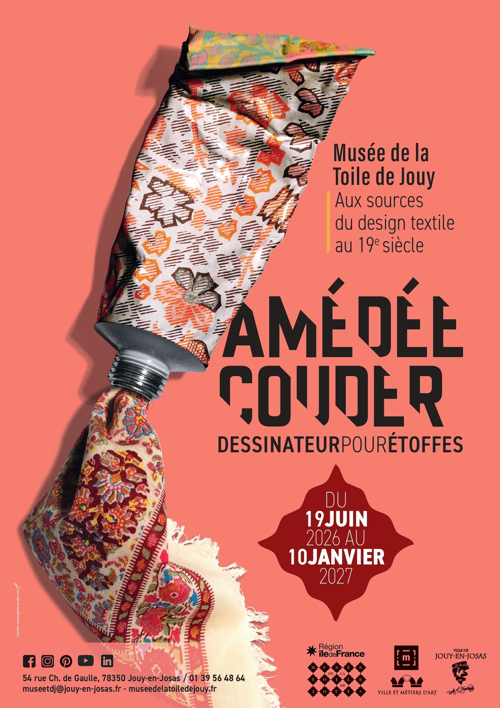 Amédée Couder. Dessinateur pour étoffes. Aux sources du design textile au 19e siècle.