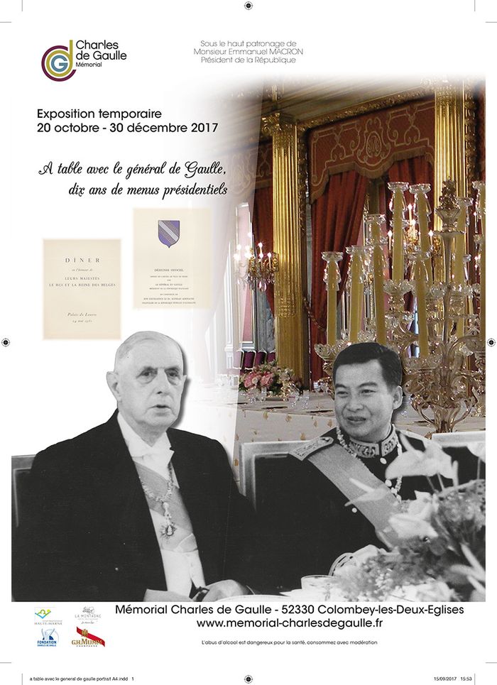 À table avec le Général de Gaulle, dix ans de menus présidentiels (1959-1969)
