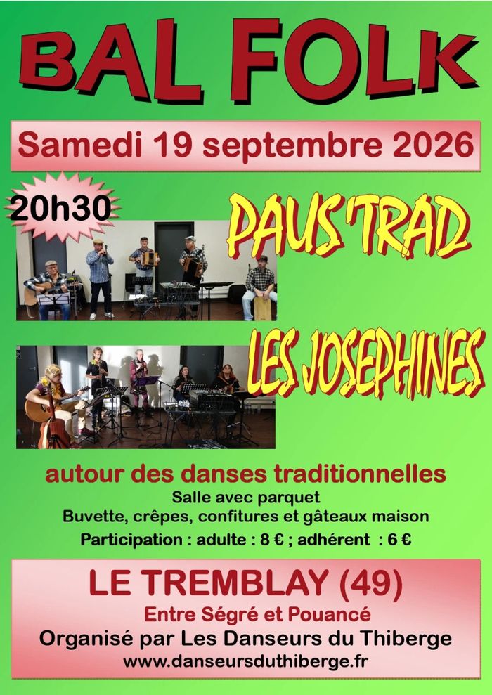 Affiche — Bal Folk Des danseurs du Thiberge