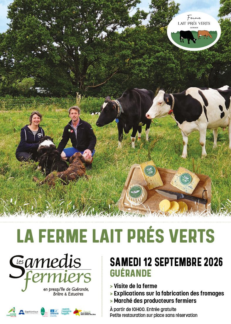 Samedis Fermiers à la ferme Lait Prés Verts