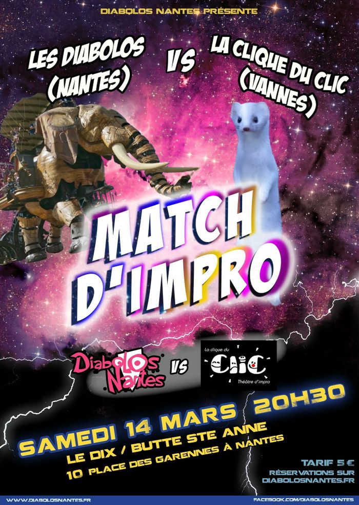Les Diabolos Nantes : 23 ans de théâtre d'impro !