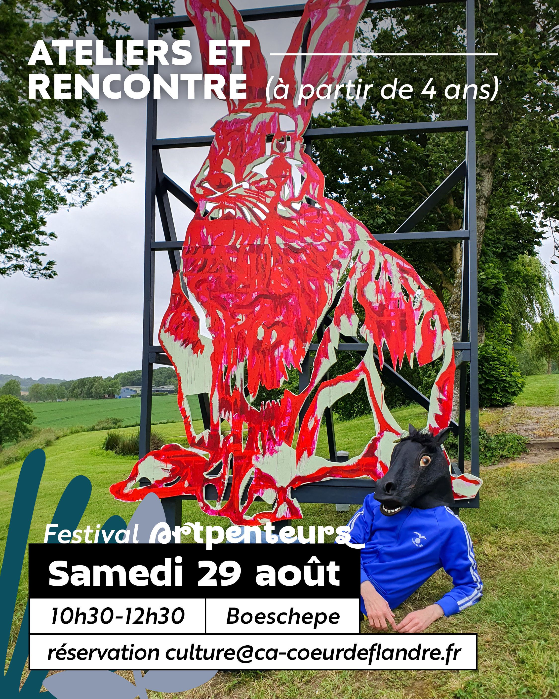 Ateliers et rencontre autour de l’œuvre Giant à Boeschepe