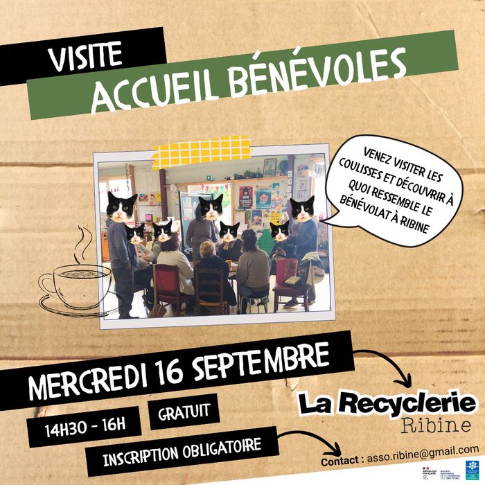 VISITE D'ACCUEIL NOUVEAUX/NOUVELLES BÉNÉVOLES