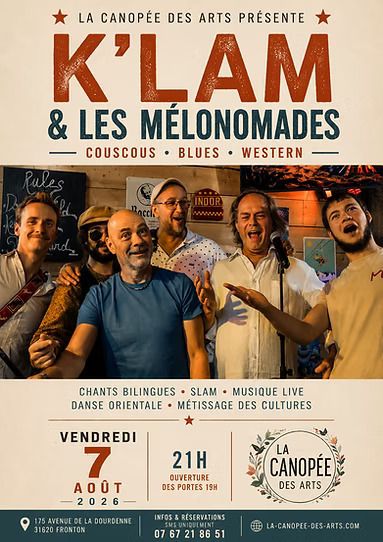 🌍🎶 K'LAM & LES MÉLONOMADES – "COUSCOUS-BLUES-WESTERN"