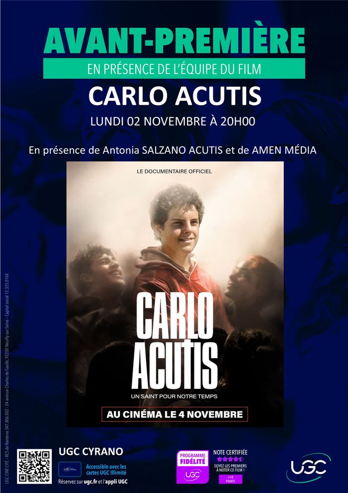 Avant-première du film Carlo Acutis