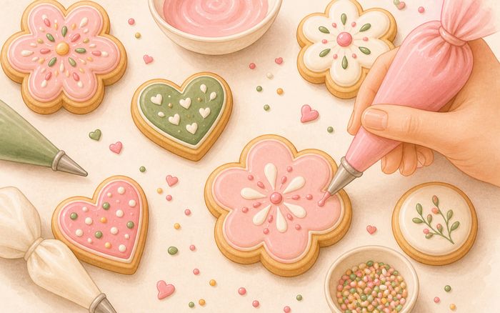 Atelier enfants décoration de biscuits en famille à Paris 18 – Le Cookie Club