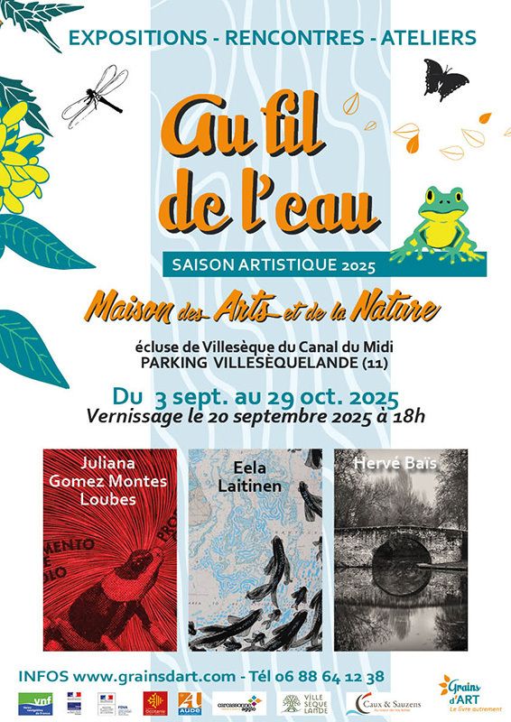 EXPOSITION VERNISSAGE DES ŒUVRES EELA LAITINEN, JULIANA GOMEZ MONTES LOUBES ET HERVÉ BAÏS