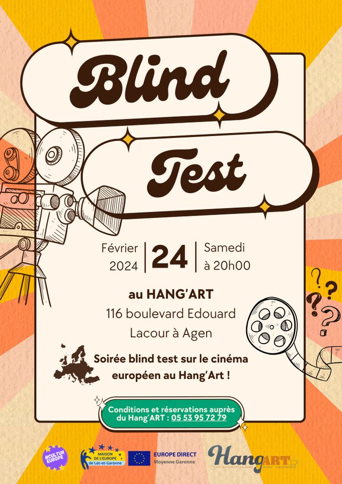 Soirée Blind Test sur le cinéma européen
