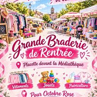 Grande braderie au profit d'Octobre rose