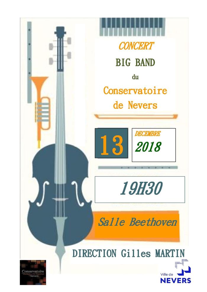 Concert Big Band du Conservatoire de Nevers