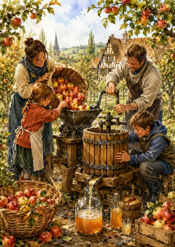Atelier : du verger au pressoir, pressez des pommes et découvrez le jus à l’ancienne