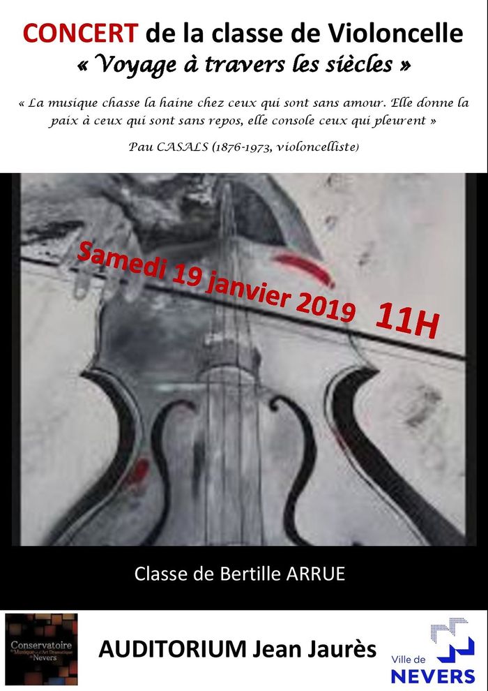 Concert de la classe de violoncelle