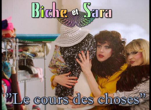 Brice Dellsperger. "Biche et Sara dans "Le cours des choses""