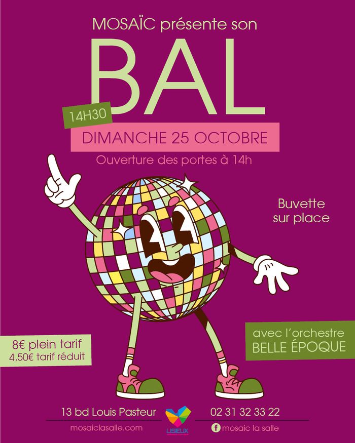 affiche de Bal avec orchestre