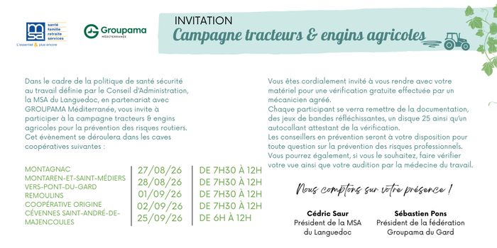 CAMPAGNE TRACTEURS & ENGINS AGRICOLES - Edition 2026