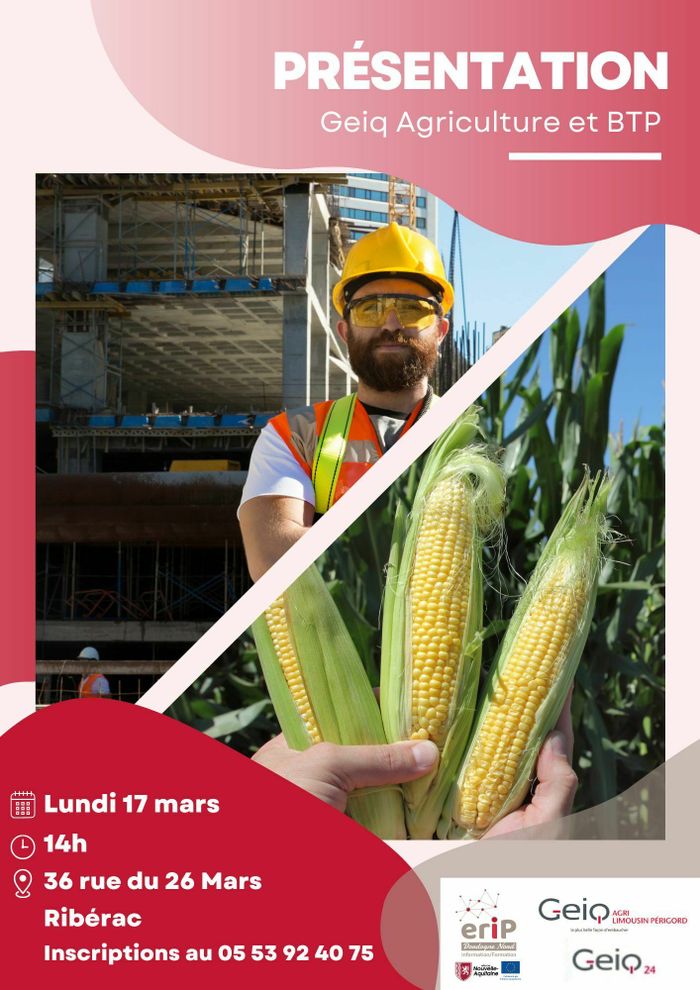 Rancontre avec les GEIQ (BTP et Agriculture) de Dordogne